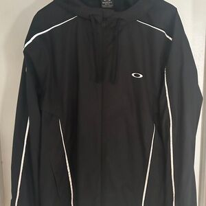 Men's Oakley Black Basics 999 Medium Weight Hooded  Jacket Size XL